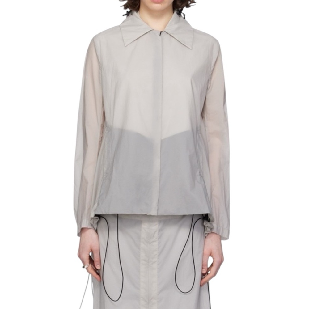 JOHANNA PARV Designer Sz M Gray Cover Jacket New Without Tag